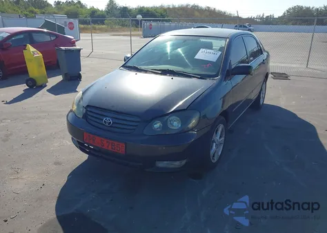 2003 Toyota Corolla Le из США, поврежденный, VIN 1NXBR32E83Z035211